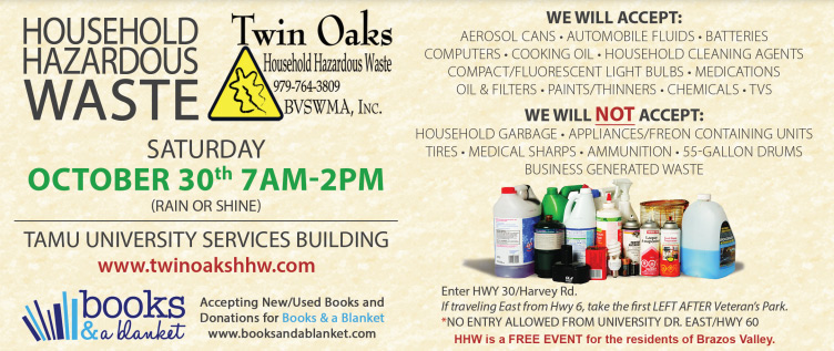 Twin Oaks Household Hazardous Waste Collection event by BVSWMA